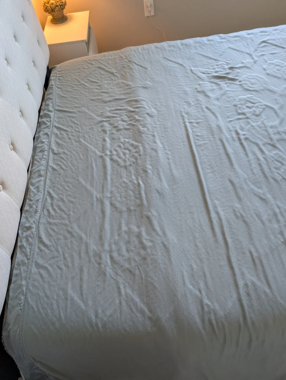 Pure Beech Sateen Sage Green 400T 100% Modal Queen Size Flat Sheet